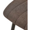 Jídelní židle Dijon - látka | hnědá
