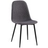 Jídelní židle Giverny - látka | tmavě šedá