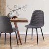 Jídelní židle Giverny - látka | tmavě šedá