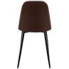 Jídelní židle Giverny - látka | hnědá