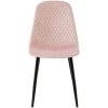 Jídelní židle Giverny - samet | růžová