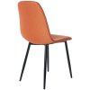 Jídelní židle Napier - látka | oranžová