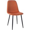 Jídelní židle Napier - látka | oranžová