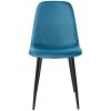 Jídelní židle Napier - 4 kusy - látka | modrá