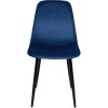 Jídelní židle Napier - 4 kusy - samet | modrá