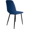 Jídelní židle Napier - 4 kusy - samet | modrá