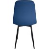 Jídelní židle Napier - 4 kusy - samet | modrá