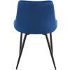 Jídelní židle Rahden - 2 kusy - samet | modrá