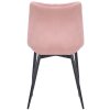 Jídelní židle Rahden - 2 kusy - samet | růžová