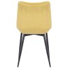 Jídelní židle Rahden - 2 kusy - samet | žlutá