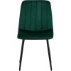 Jídelní židle Dijon - 4 kusy - samet | zelená