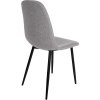 Jídelní židle Napier - látka | světle šedá