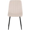 Jídelní židle Dijon - samet | krémová