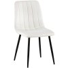Jídelní židle Dijon - samet | smetanově bílá