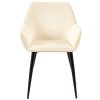 Jídelní židle Vessa - samet | krémová