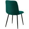 Jídelní židle Dijon - látka | tmavě zelená