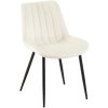 Jídelní židle Rahden - samet | krémová