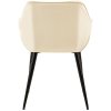 Jídelní židle Vessa - 2 kusy - samet | krémová