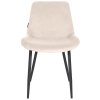 Jídelní židle Victoria - samet | krémová