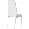 Jídelní židle Savino - imitace kůže | bílá