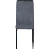 Jídelní židle Savino - samet | světle šedá
