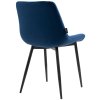 Jídelní židle Victoria - 4 kusy - samet | modrá