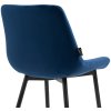 Jídelní židle Victoria - 4 kusy - samet | modrá