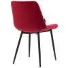 Jídelní židle Victoria - 2 kusy - samet | červená