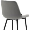 Jídelní židle Victoria - 2 kusy - samet | šedá