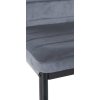 Jídelní židle Mayfair - 6 kusů - samet | světle šedá