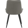 Jídelní židle Rossford - samet | tmavě šedá