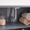 Koupelnová skříňka VASAGLE BBC001G01 60×30×60 cm – pod umyvadlo, venkovský styl | šedá
