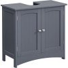 Koupelnová skříňka VASAGLE BBC001G01 60×30×60 cm – pod umyvadlo, venkovský styl | šedá