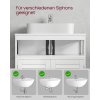 Koupelnová skříňka pod umyvadlo Svaen – 60x60x30 cm | bílá
