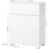 Koupelnová skříňka VASAGLE BBK140W01 - 80x60x30 cm | bílá