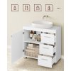 Koupelnová skříňka pod umyvadlo VASAGLE BBK503W10 -  64x70x30 cm | bílá