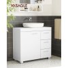 Koupelnová skříňka pod umyvadlo VASAGLE BBK503W10 -  64x70x30 cm | bílá