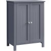Koupelnová skříňka VASAGLE BCB60GY – 80x60x30 cm | šedá