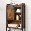 Koupelnový regál nad toaletu/pračku VASAGLE BTS003B01 - 171x64x24 cm | hnědá