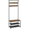 Předsíňová stěna s botníkem a lavicí HSR411B01 | 180x64x32,2 cm