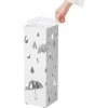 Stojan na deštníky SONGMICS LUC49B s odkapávačem - 15,5x49 cm | bílý