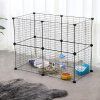 Výběh / Klec pro drobná domácí zvířata SONGMICS LPI01H - 143x73x46 cm | černý