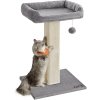 Kočičí škrabadlo s pelíškem FEANDREA PCA022W01 - 71 cm | šedé