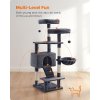 Škrabadlo pro kočky / strom FEANDREA PCT160G01 - 142 cm vysoké | šedé