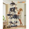Škrabadlo pro kočky / strom FEANDREA PCT190G01 - 206 cm extra vysoké | šedé