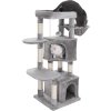 Škrabadlo pro kočky FEANDREA PCT80W - 120 cm | světle šedé