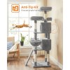 Kočičí škrabadlo / strom FEANDREA PCT019W01 - 169 cm extra velké | světle šedé