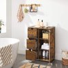 Koupelnová skříňka Fagernes v industriálním stylu – 80x60x30 cm | hnědá