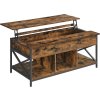 Konferenční stolek Norheim II - multifunkční - industriální styl | 120x60x(48-62) cm