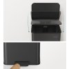 Odpadkový koš SONGMICS LTB540B4002 - 40 litrů, ocel, nášlapný pedál, soft close | černý